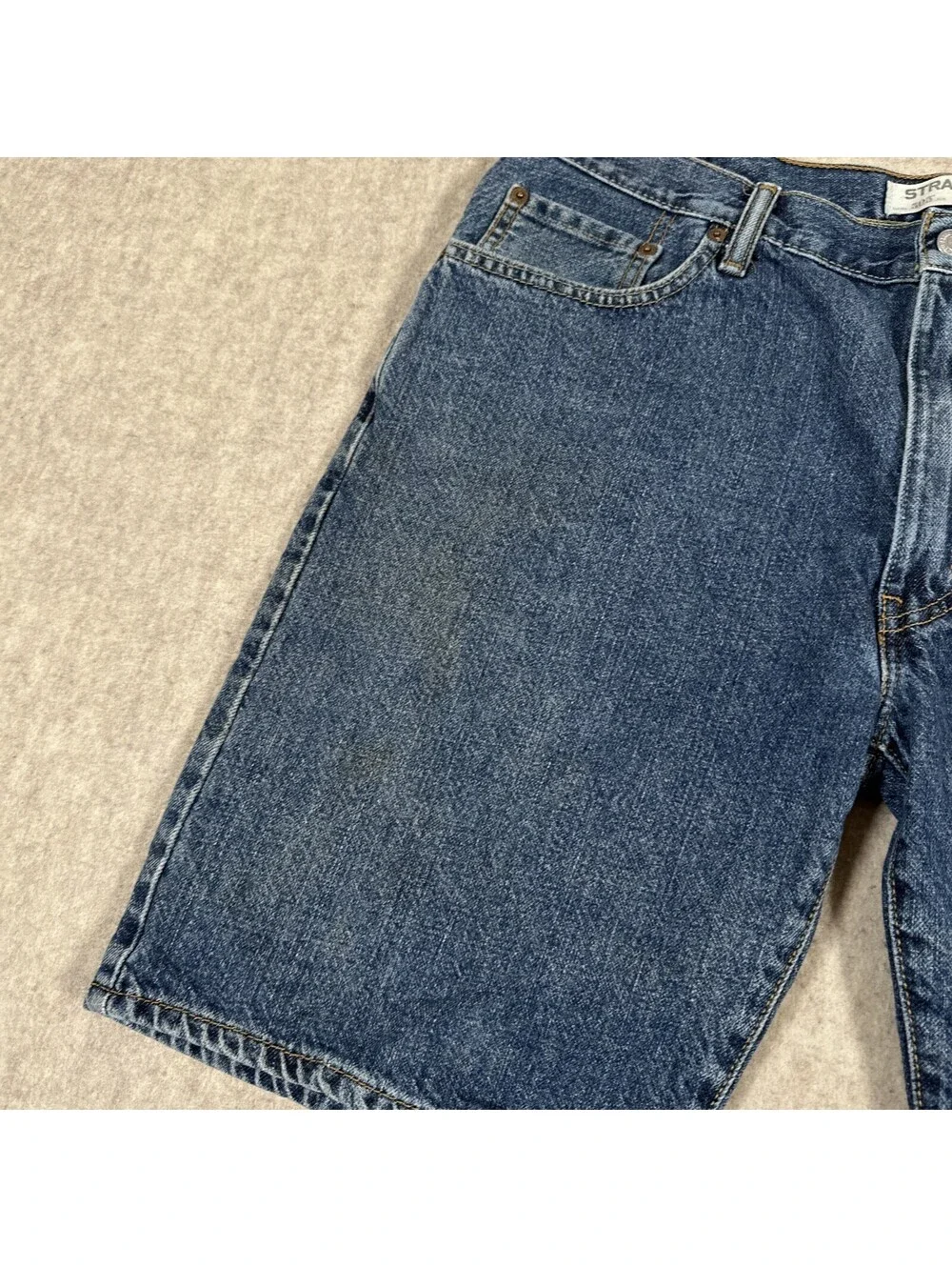 Vintage Levis Shorts Mens 38 Blue Denim 505 Jeans Jorts Dad 10
